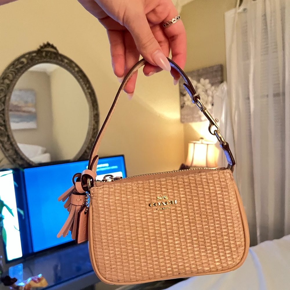 Coach Tan Woven Women's Bag